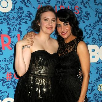 The cast and producers arrive for their New York Premiere of HBO's 'Girls' held at the School of Visual Arts in Chelsea, NYC.