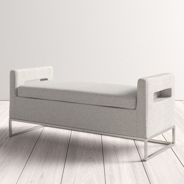 AllModern Pelton Upholstered Storage Bench