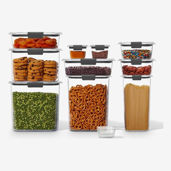 Rubbermaid Brilliance BPA Free Food Storage Containers, Set of 11