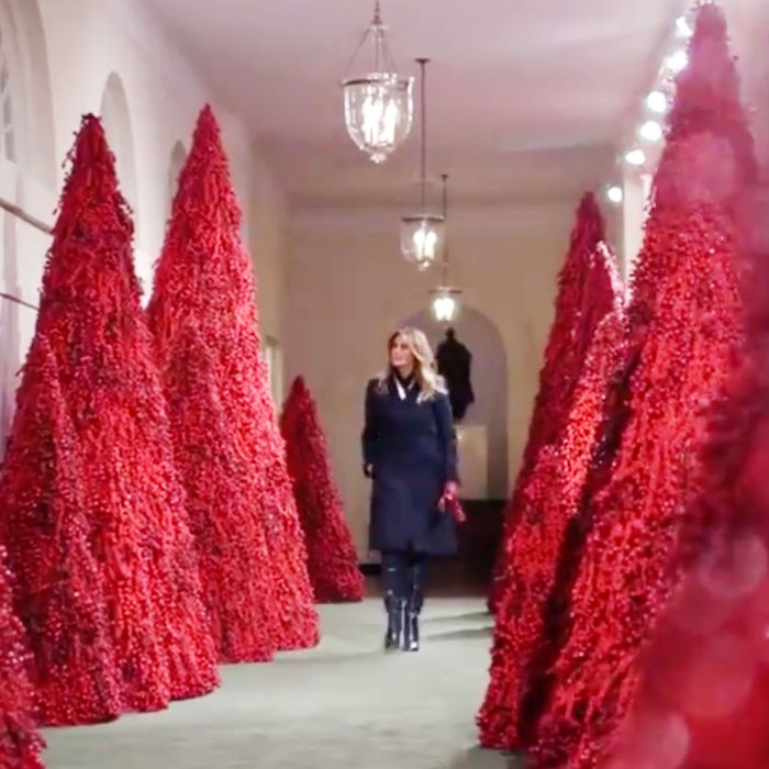 Flotus Christmas 2022 Melania Trump Shares White House Christmas Decorations