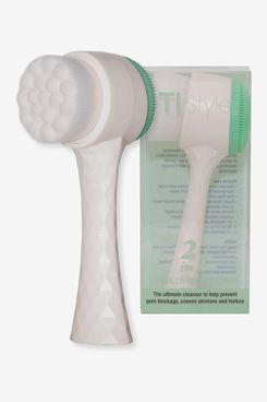 TI 2 in 1 Face Brush for Cleansing and Exfoliating