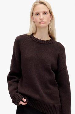 Gap Factory Oversized Boyfriend Cotton Crew Sweater