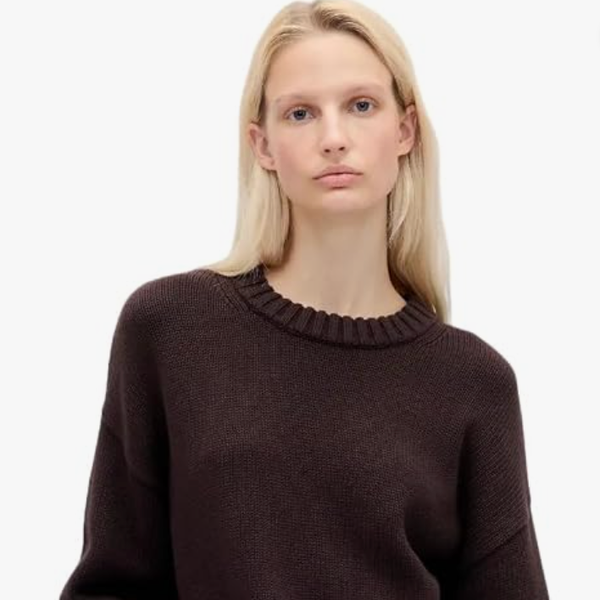 Gap Factory Oversized Boyfriend Cotton Crew Sweater