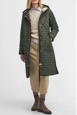 Barbour Harmby Hooded Quilted Coat