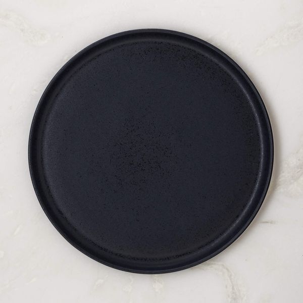 CB2 Drift Dark Blue Reactive Dinner Plate