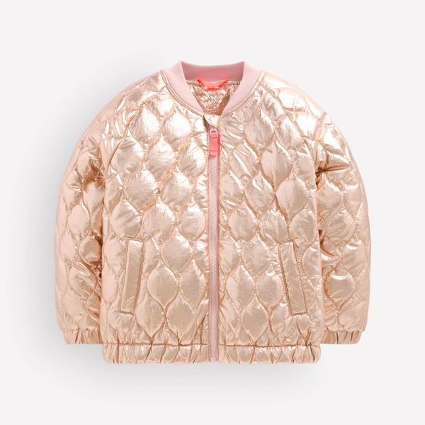 Boden Kids’ Quilted Bomber Jacket