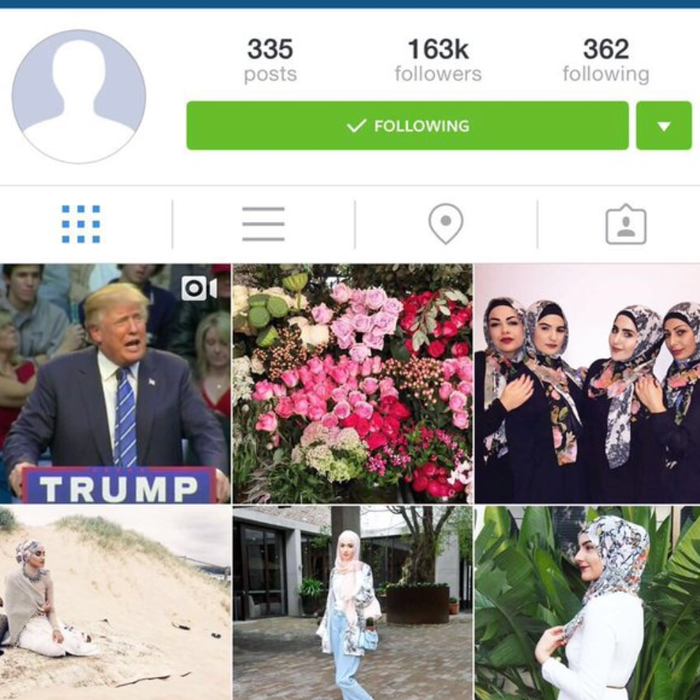 Hacked. Jennine Khalik/Twitter; Hijab House/Instagram