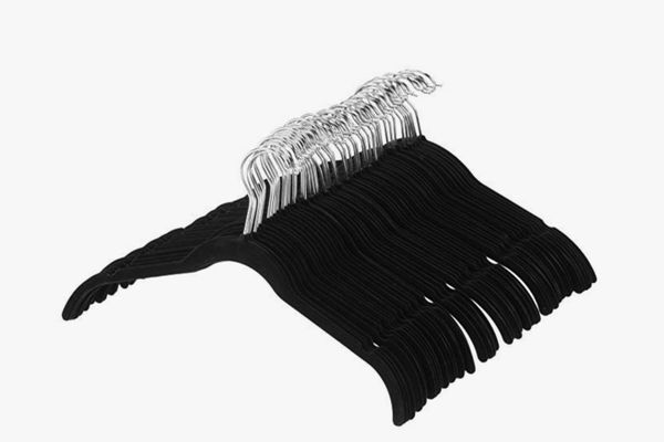 AmazonBasics 100-Pack Velvet Shirt Dress Clothes Hangers