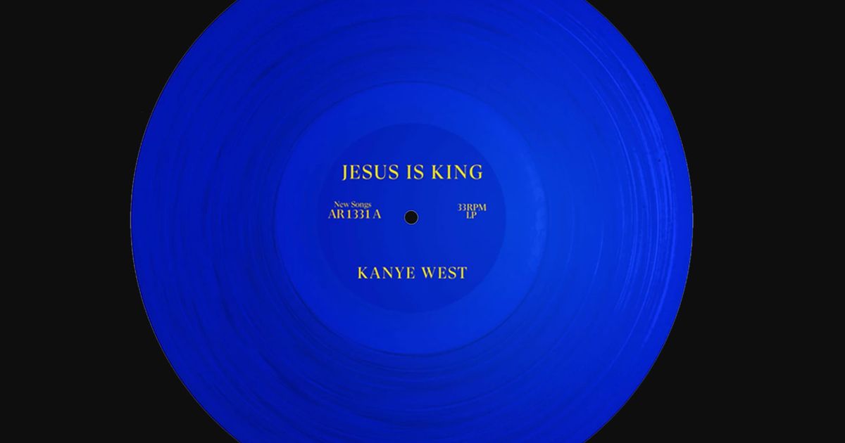 Jesus Is King fashion Vinyl (never been used)