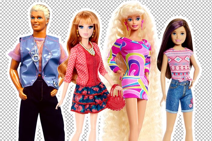 New Barbie posters introduce the full doll house and the many versions of  Barbies and Kens. See here