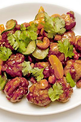 Gojujang Duck with apricot, toasted cashew and coriander
