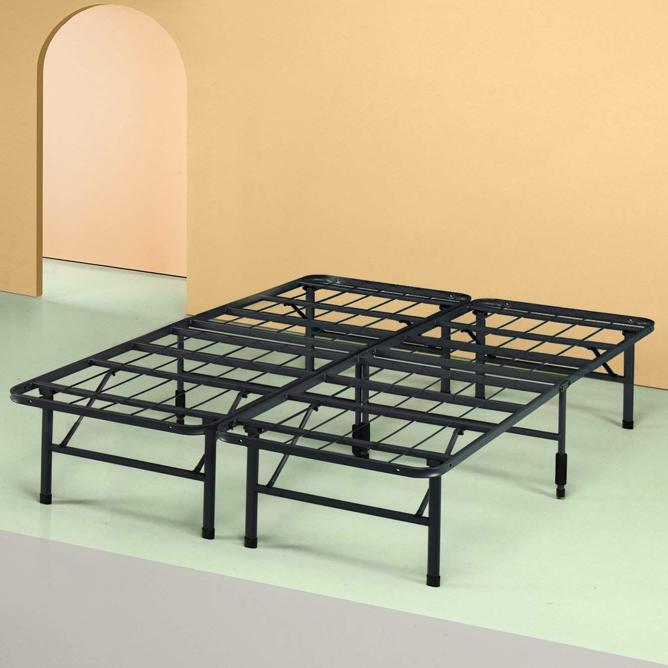 19 Best Metal Bed Frames 2020 The, Structures Adjustable Metal Bed Frame