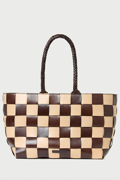 Loeffler Randall Klara Leather Woven Tote