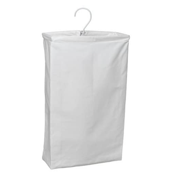 Household Essentials 148 Hanging Cotton Canvas Laundry Hamper Bag