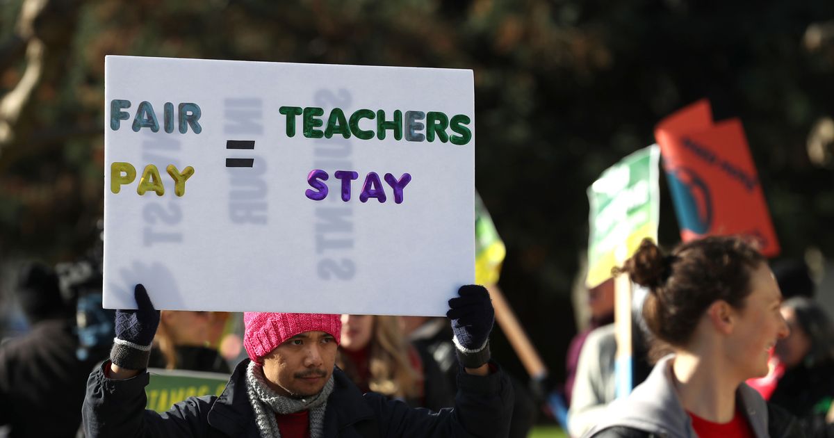 Years Of Low Pay Helped Spark The Teacher Strike Wave