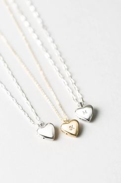 GLDN Micro Heart Locket Necklace