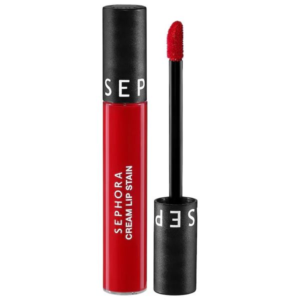 Sephora Cream Lip Stain 10HR Liquid Lipstick - No. 01 Always Red