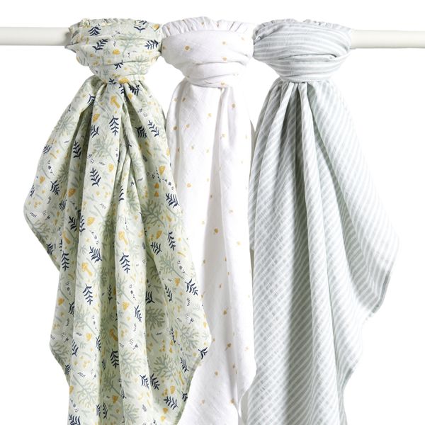 Nordstorm Muslin Swaddles - 3-Pack