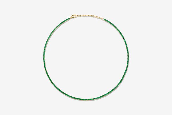 The Last Line Perfect Emerald Collar Tennis Necklace