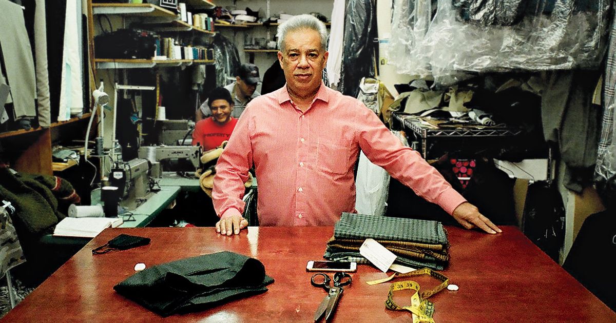 Inside Ramon Tailor on the Lower East Side in NYC