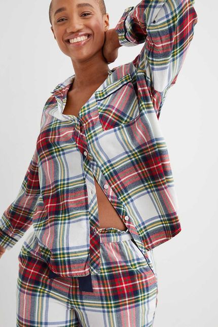 aerie flannel pajama jogger