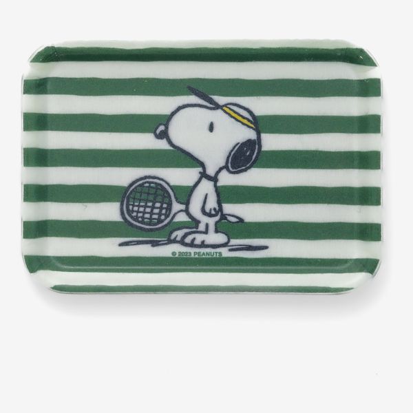 Three Potato Four x Peanuts® - Snoopy Tennis Vintage-Style Tray