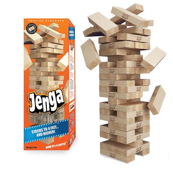 Jenga GIANT Genuine Hardwood Game