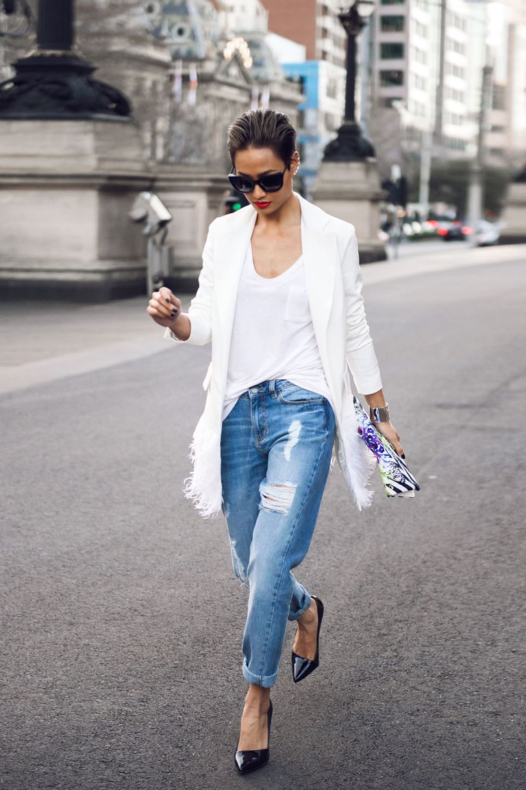 14 Ways to Wear Your Ripped Jeans Through Fall