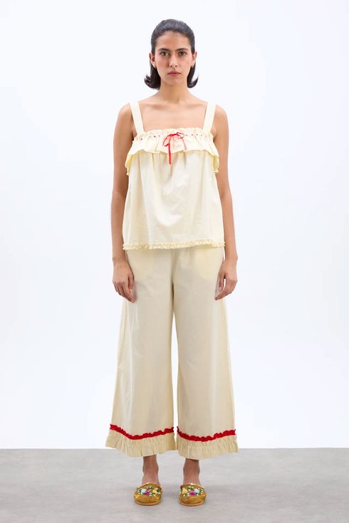 Tula Frilly Hem Trouser