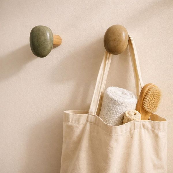 Monova Artisan Natural Stone Towel Hook