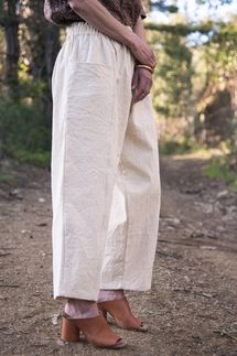 Umber & Ochre Front Pocket Pant in Natural Twill