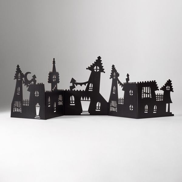 West Elm Spooky Halloween Village Tabletop Garland