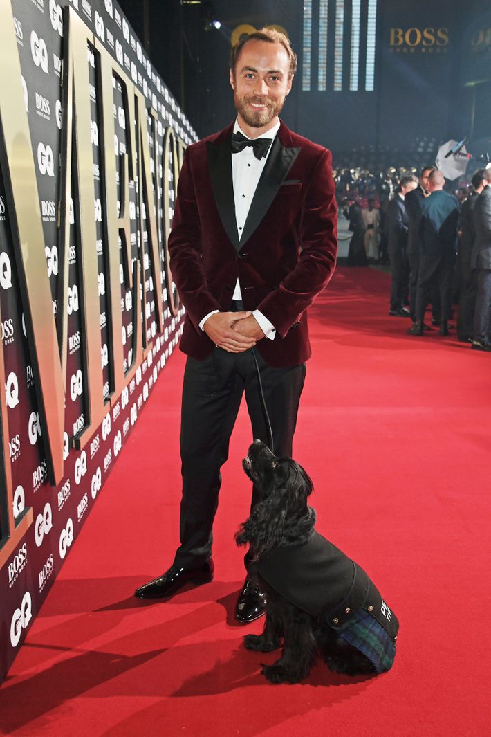 Kate Middleton’s Brother James Walks Red Carpet With His Dog