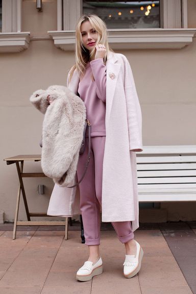13 Ways to Wear a Pink Coat This Fall