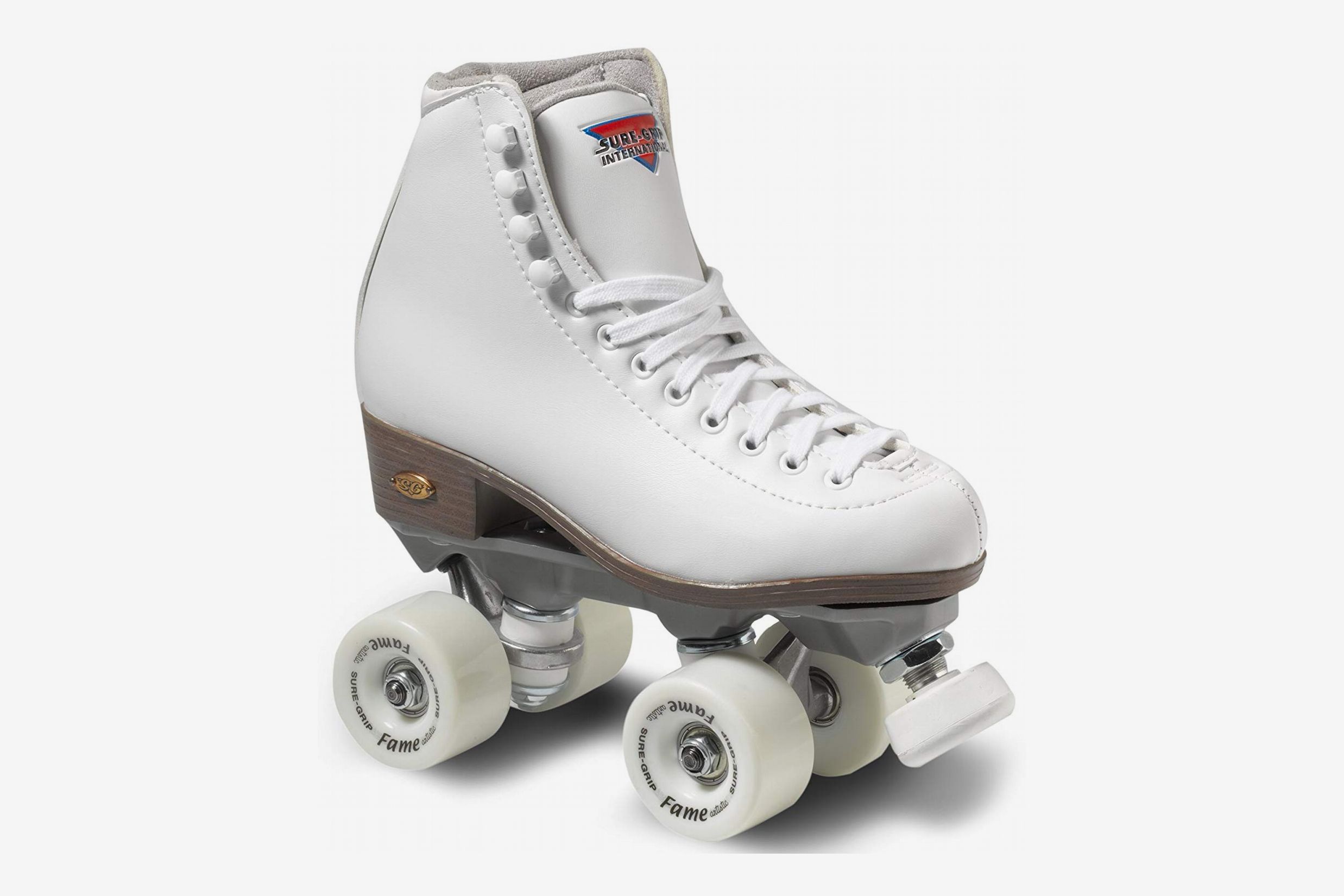 Redson Womens Roller Skates Four-Wheels Artificial Leather High-top Roller Skates Perfect Indoor Outdoor Adult Roller Skates with Bag 