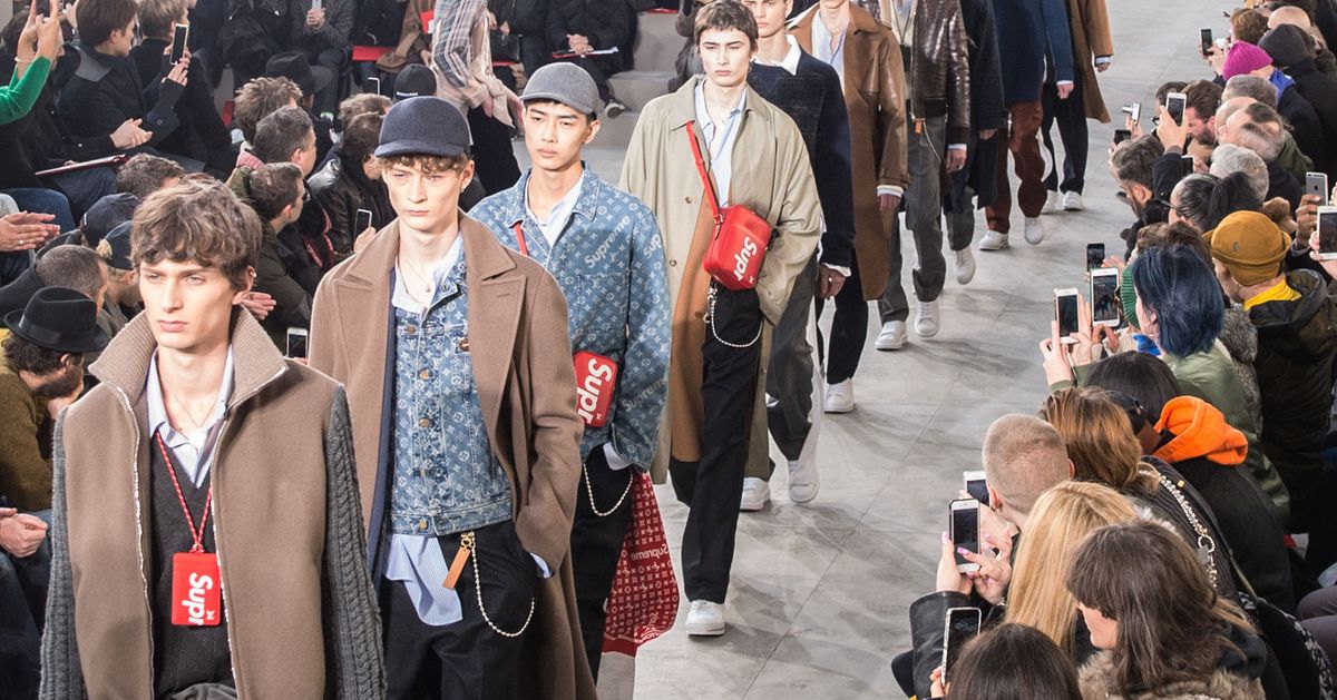 Louis Vuitton Shows Supreme Collaboration at Fall 2017 Show