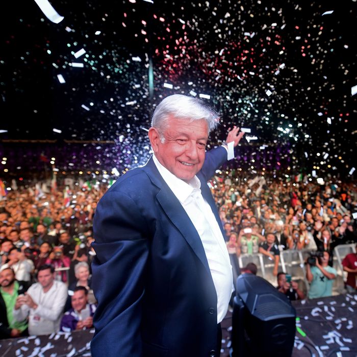 Winner Mexican Presidential Election Leftist López Obrador 