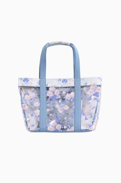 LoveShackFancy Marjorie Floral Beach Tote