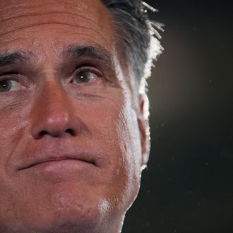 MIAMI, FL - SEPTEMBER 19: Republican presidential candidate, former Massachusetts Gov. Mitt Romney speaks during a Juntos Con Romney Rally at the Darwin Fuchs Pavilion, on September 19, 2012 in Miami, Florida. Romney continues to campaign for votes around the country. (Photo by Joe Raedle/Getty Images)