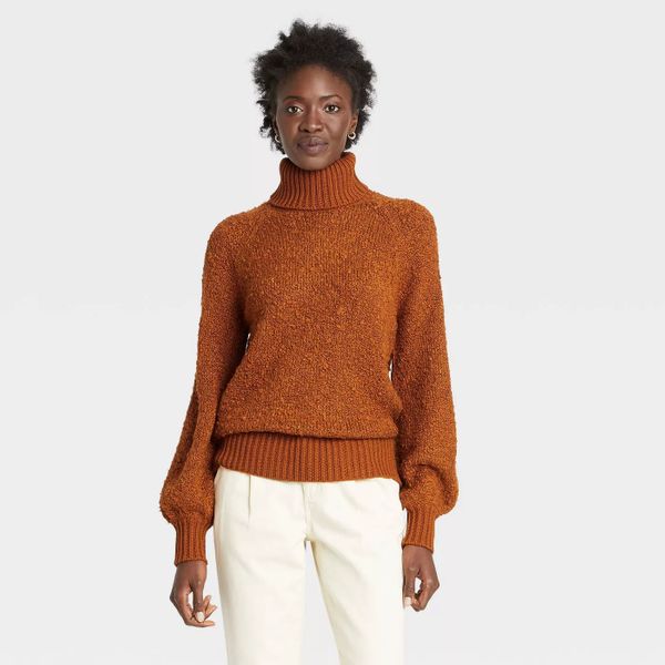 Who What Wear Women's Turtleneck Pullover Sweater