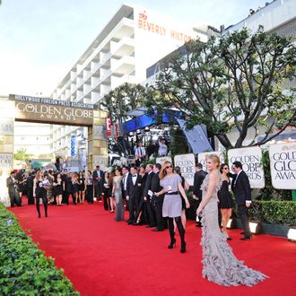 BEVERLY HILLS, CA - JANUARY 16: A general view of atmophere at the 68th Annual Golden Globe Awards held at The Beverly Hilton hotel on January 16, 2011 in Beverly Hills, California. (Photo by Jason Merritt/Getty Images)