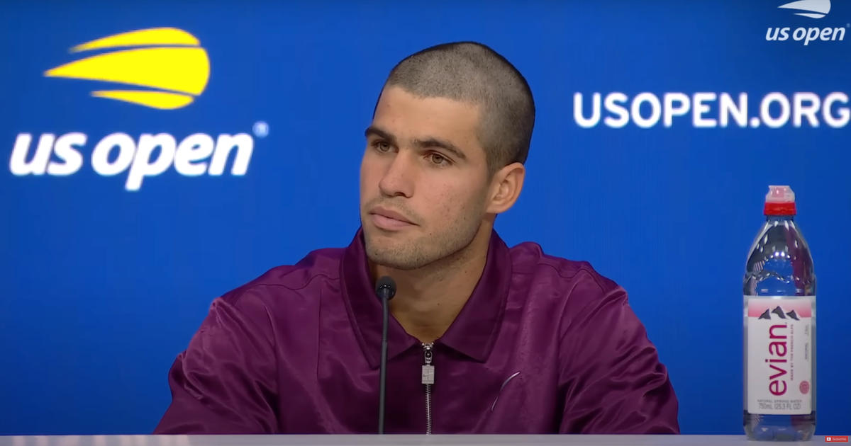 6:00 a.m. us open 2025 us open 2025 The Meaning of Carlos Alcaraz’s New Haircut By Jake Nevins His goofy ’do is an unlikely indicator of tennis’s health in 2025.