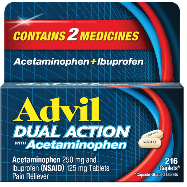 Advil Dual Action, Ibuprofen