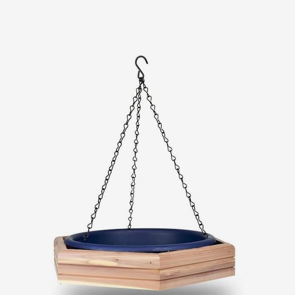 Pennington Cedar Hanging Bird Bath and Feeder