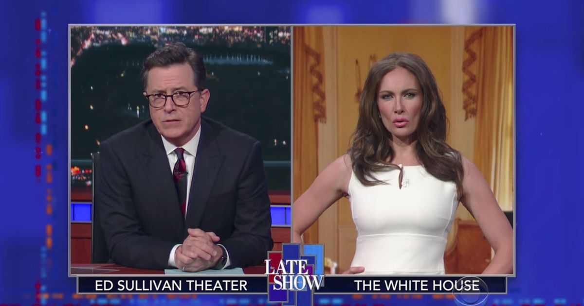 Laura Benanti Reprises Her Melania Trump On The Late Show 