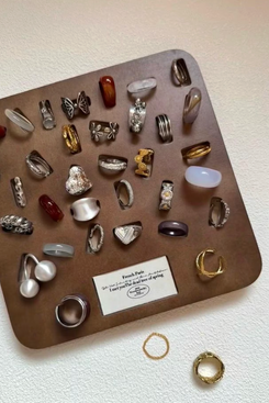 TheTroveNook Irregular Wooden Ring Tray