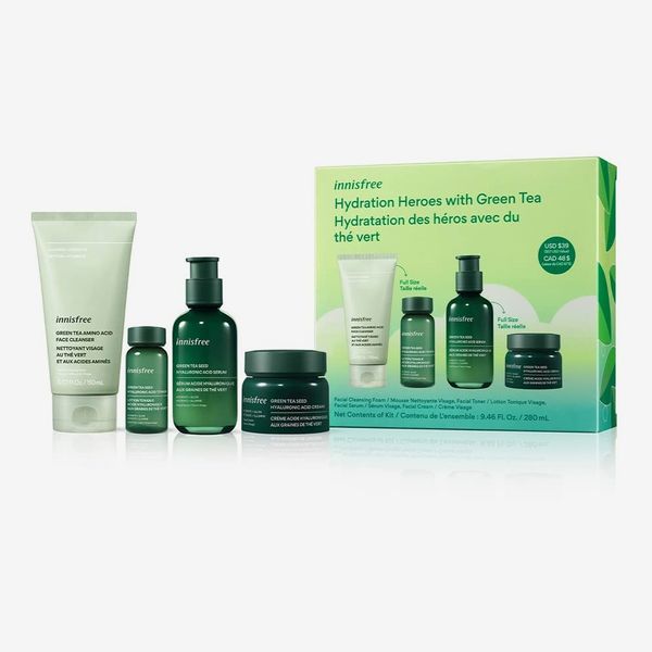 Innisfree Hydration Heroes Green Tea Skincare Routine Set