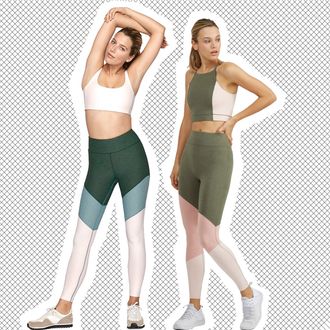 Outdoor voices color block leggings