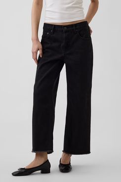 Gap Low Slung Relaxed Crop Jeans