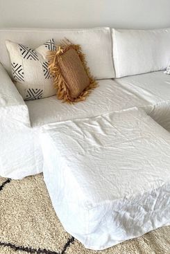 Easy Linen Linen Custom Fitted Couch Cover